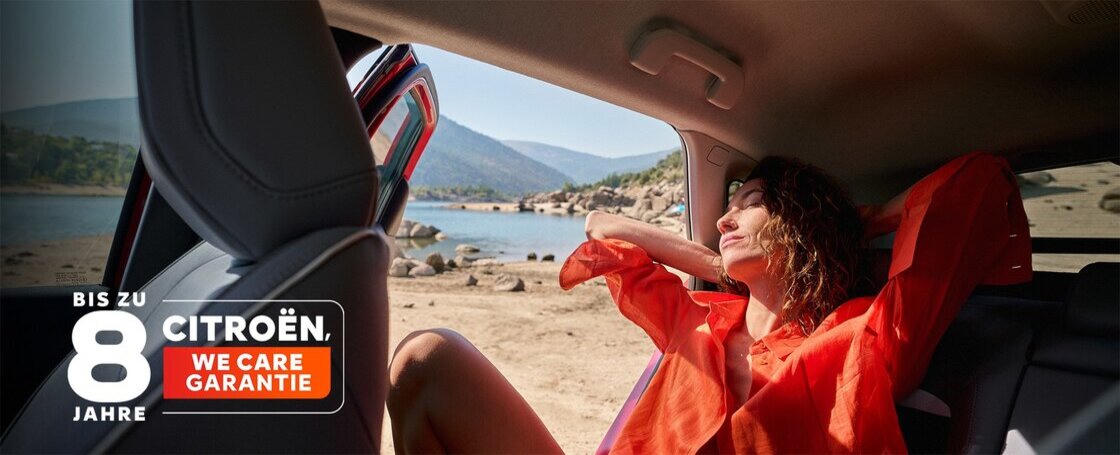 Bis zu 8 Jahre Citroën We Care Garantieᵇ